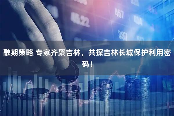 融期策略 专家齐聚吉林，共探吉林长城保护利用密码！
