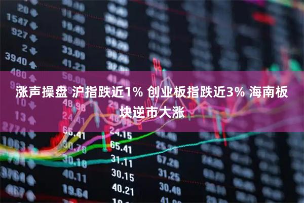 涨声操盘 沪指跌近1% 创业板指跌近3% 海南板块逆市大涨
