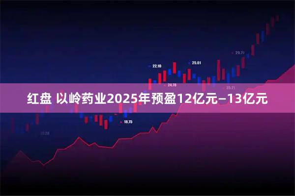 红盘 以岭药业2025年预盈12亿元—13亿元